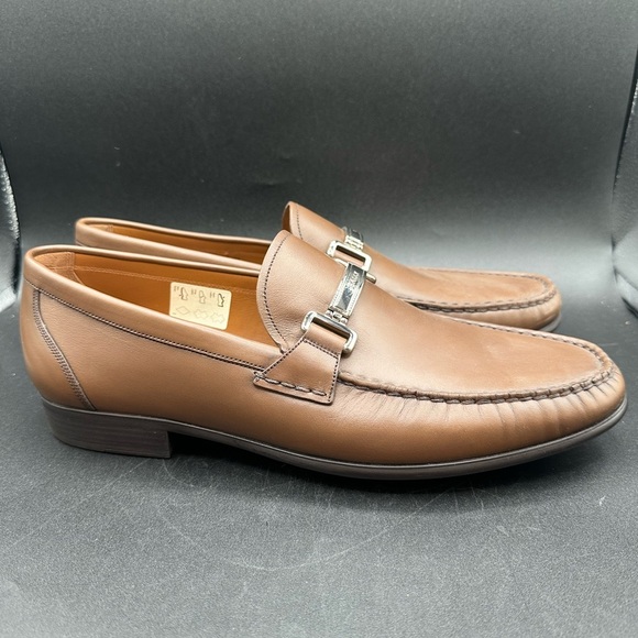 Bally Tecno Leather Loafer Men’s 11 Brown NWOT - Picture 1 of 7